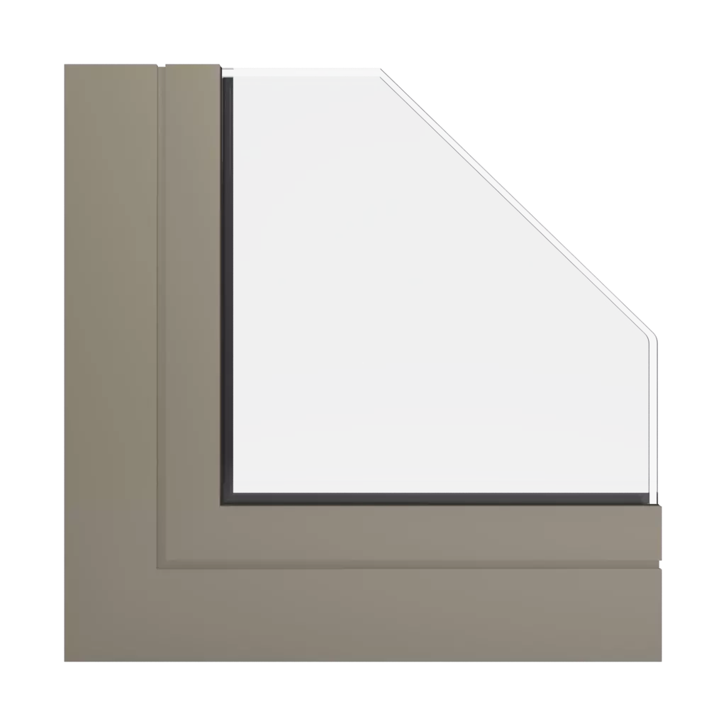RAL 1035 Perlbeige fenster fensterprofile aliplast panorama