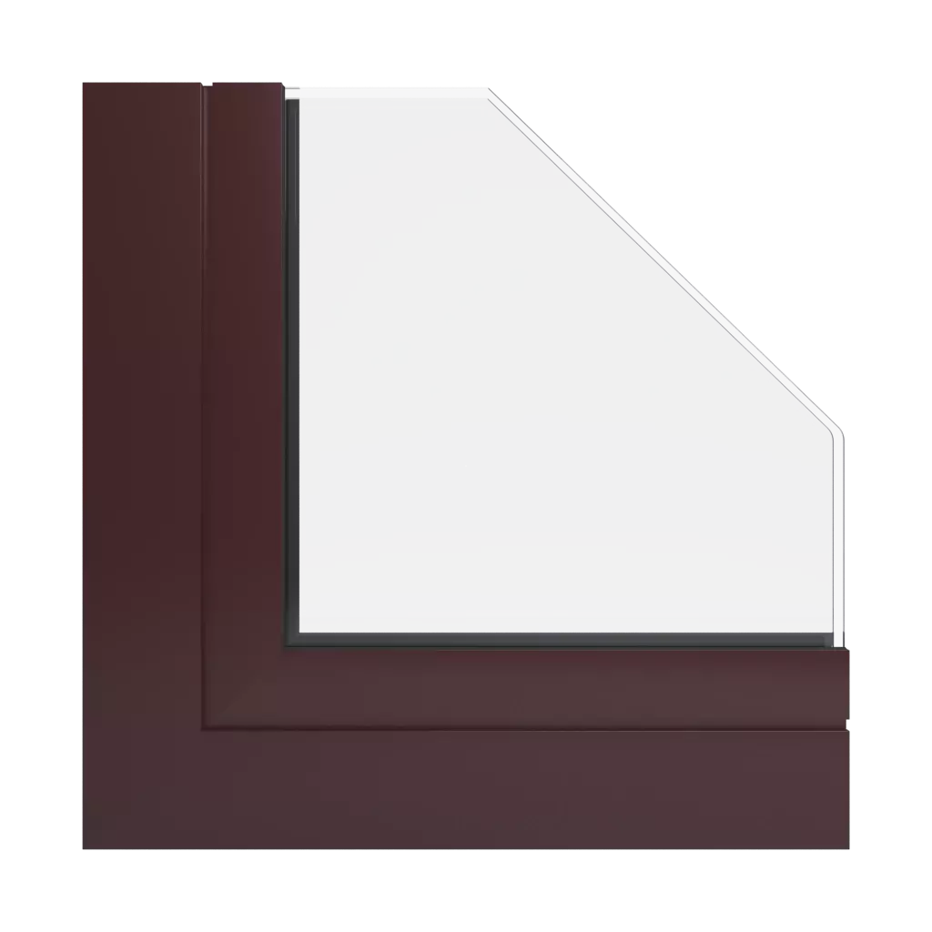 RAL 3007 Schwarzrot fenster fensterprofile aliplast panorama