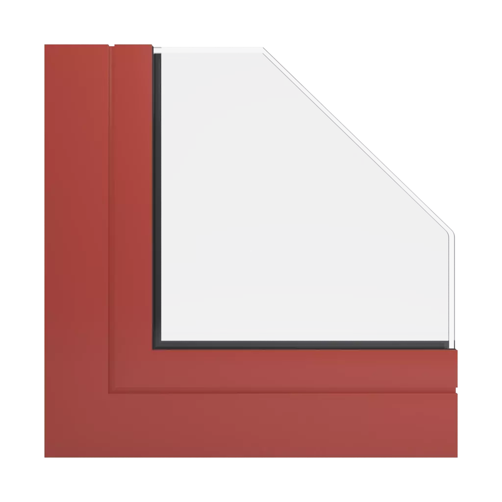 RAL 3016 Korallenrot produkte fassadenfenster    