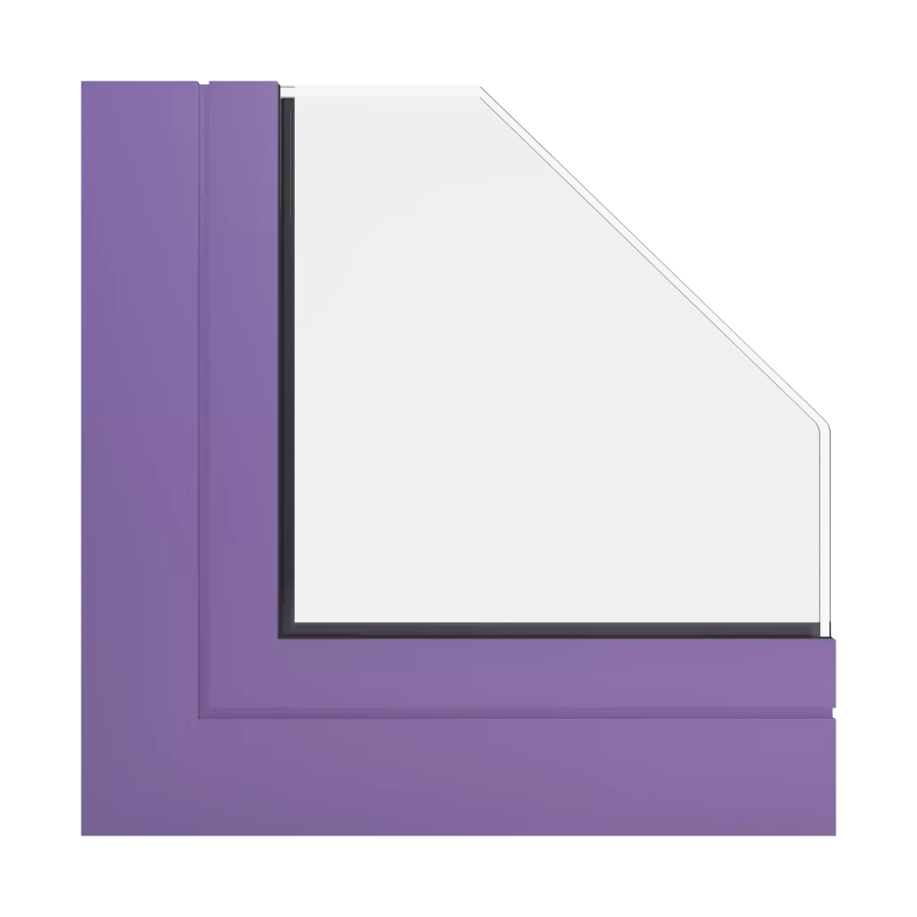 RAL 4005 Blaulila fenster fensterprofile aliplast panorama