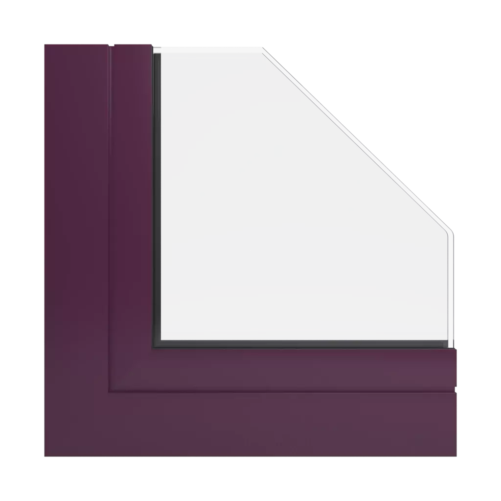 RAL 4007 Purpurviolett fenster fensterprofile aliplast panorama