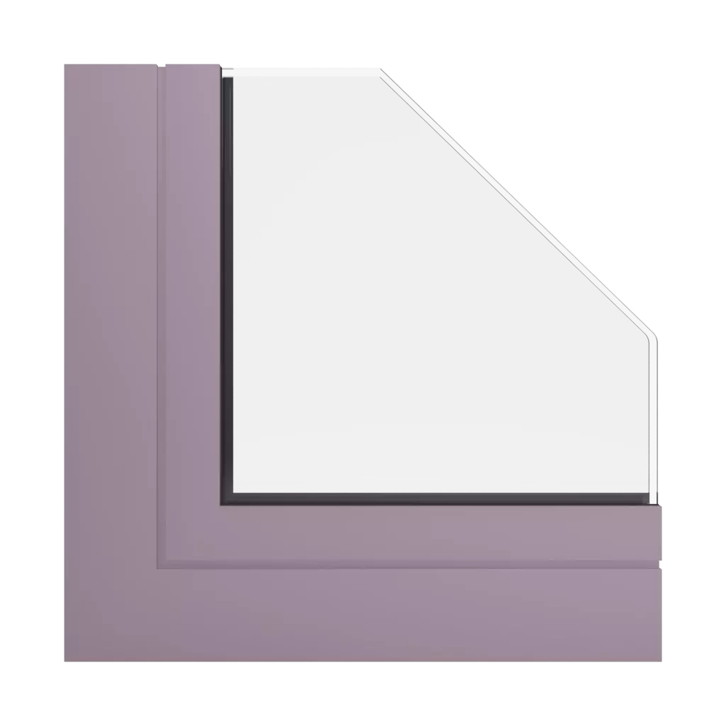 RAL 4009 Pastellviolett fenster fensterprofile aliplast panorama