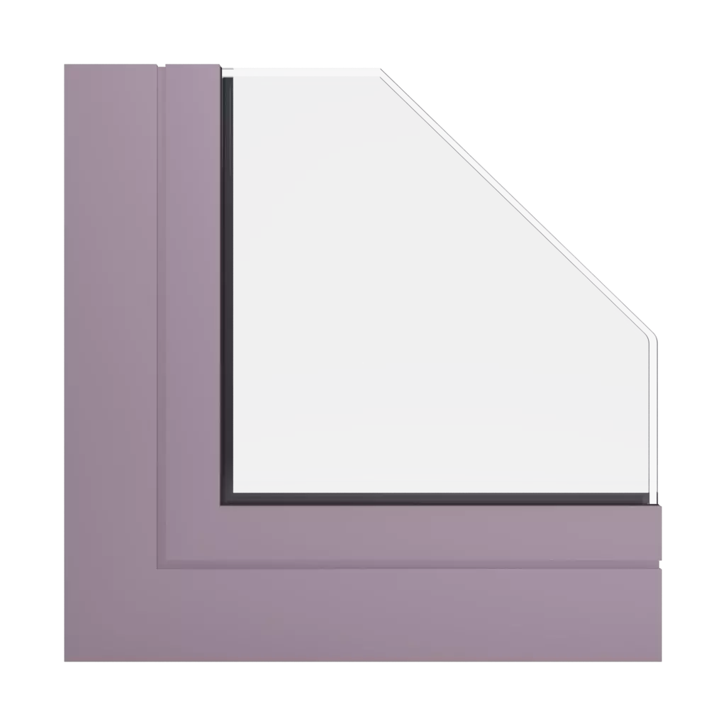 RAL 4009 Pastellviolett fenster fensterprofile aliplast victoria-plus