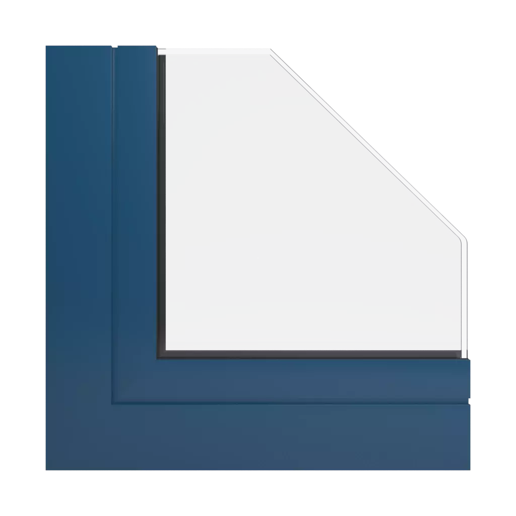 RAL 5001 Grünblau fenster fensterprofile aliplast panorama