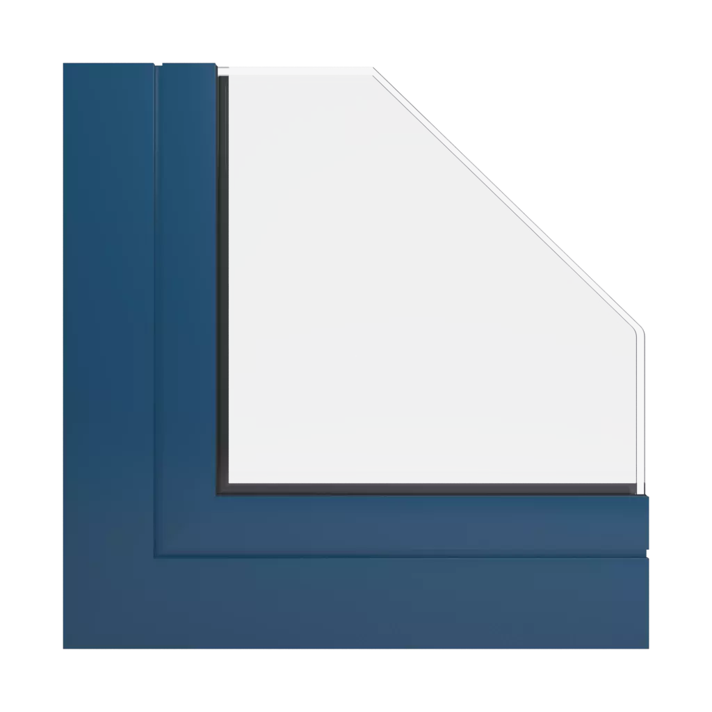 RAL 5001 Grünblau fenster fensterprofile ponzio pe78n