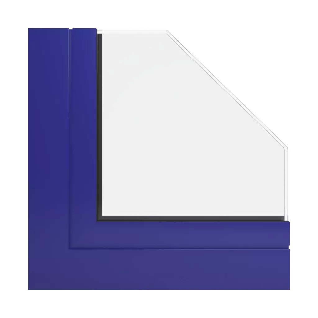 RAL 5002 Ultramarinblau fenster fensterprofile aluprof mb-skyline