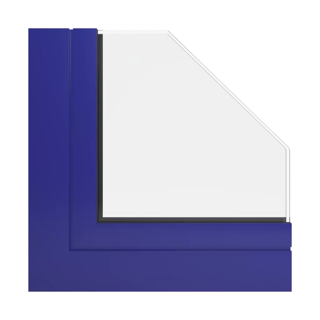 RAL 5002 Ultramarinblau fenster fensterprofile ponzio pe96