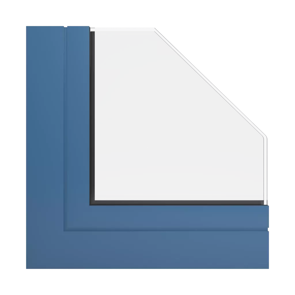 RAL 5007 Brillantblau fenster fensterprofile aliplast mc-glass