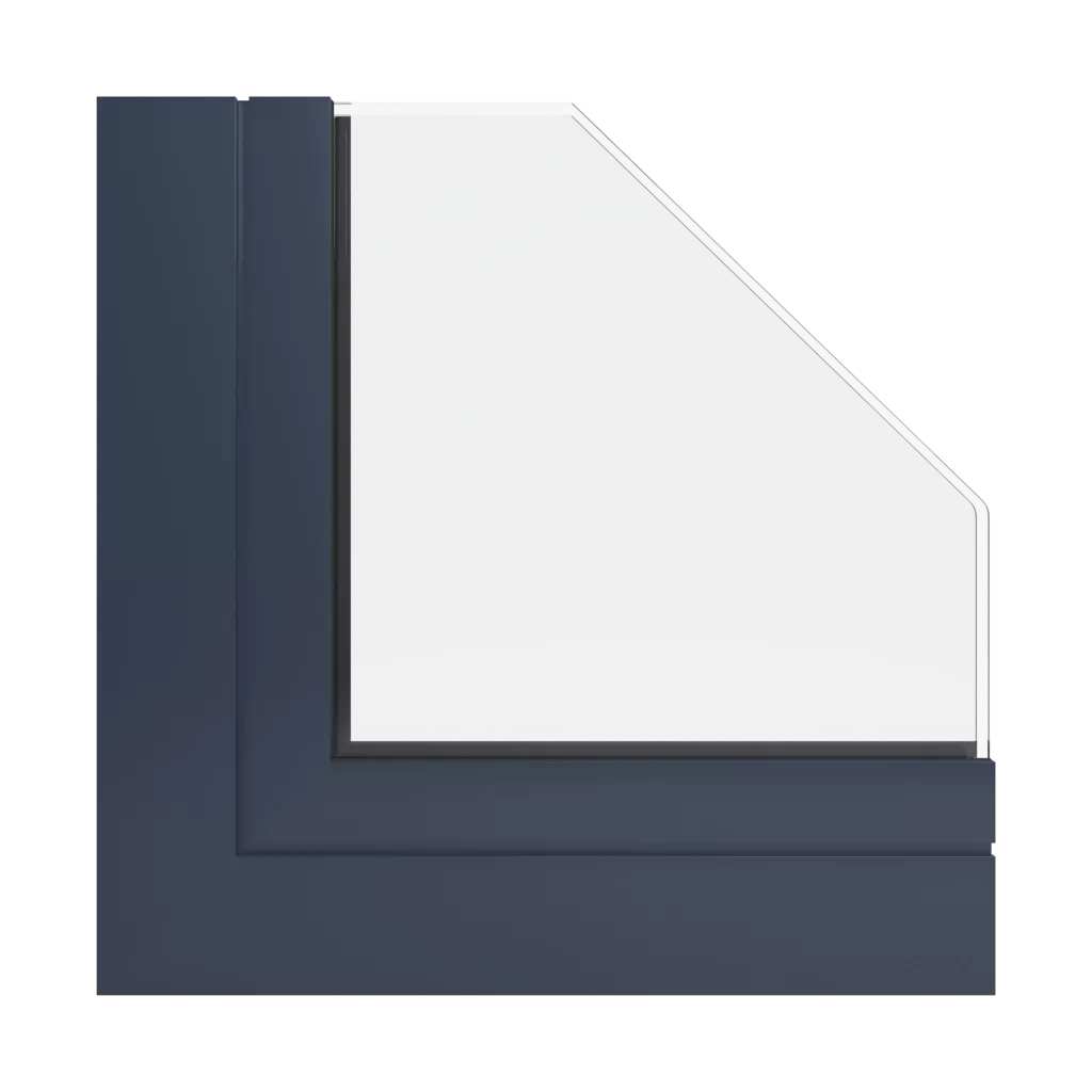 RAL 5008 Graublau fenster fensterprofile aliplast panorama
