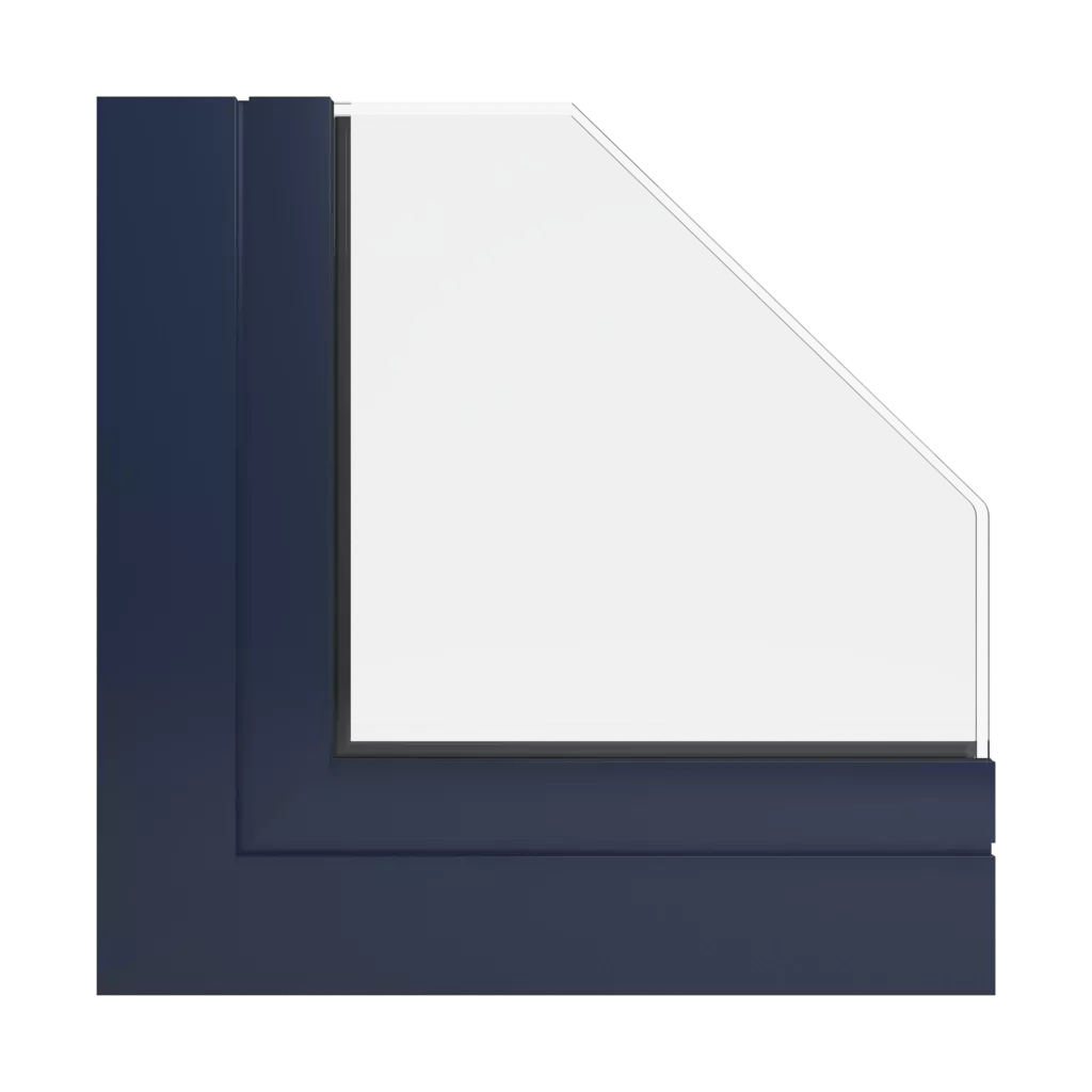 RAL 5011 Stahlblau fenster fensterprofile aluprof mb-104-passiv