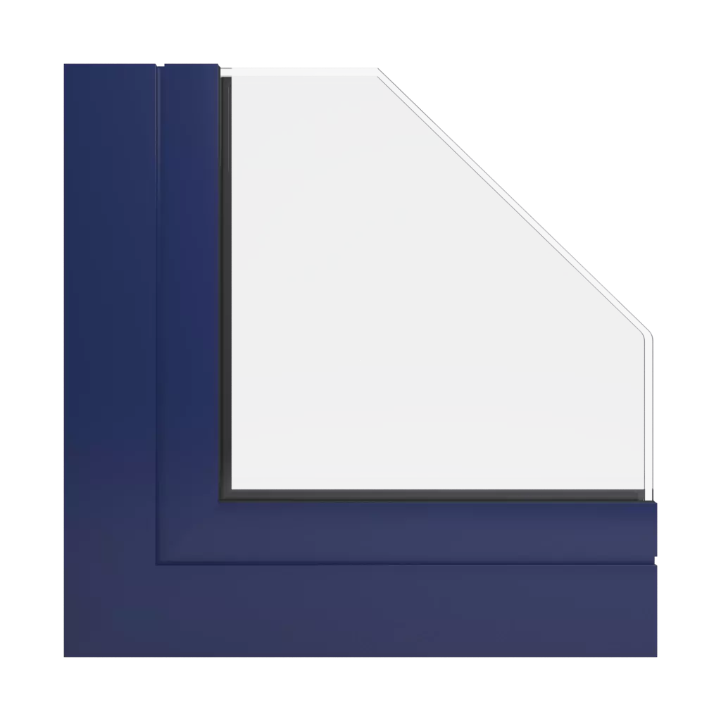 RAL 5013 Kobaltblau fenster fensterprofile aliplast mc-glass