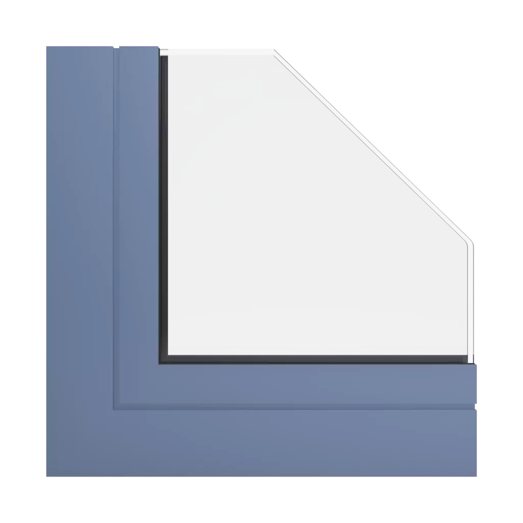 RAL 5014 Taubenblau fenster fensterprofile aliplast panorama