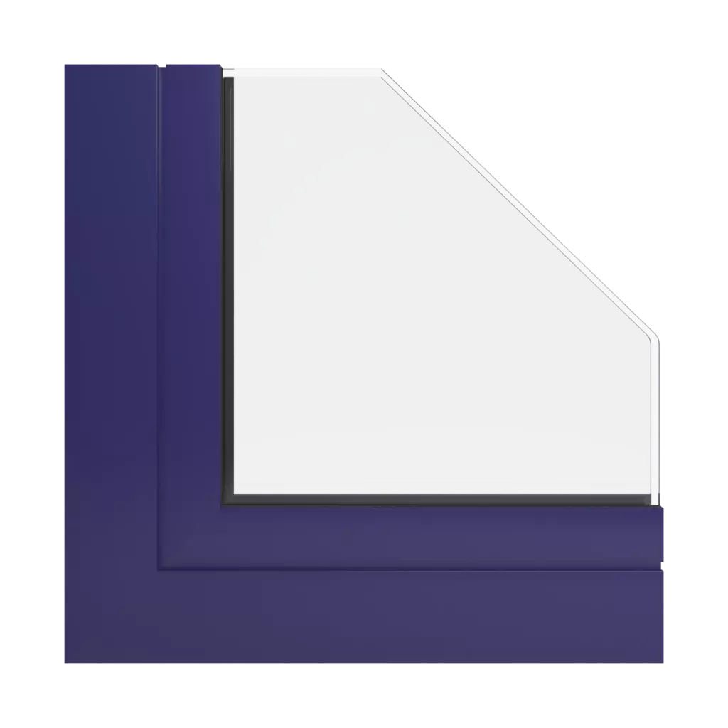 RAL 5022 Nachtblau fenster fensterprofile aliplast panorama