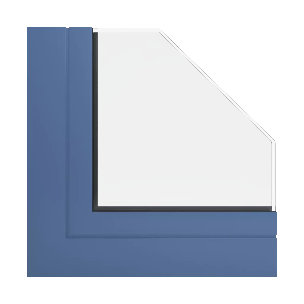 RAL 5023 Fernblau fenster fensterprofile aliplast mc-glass