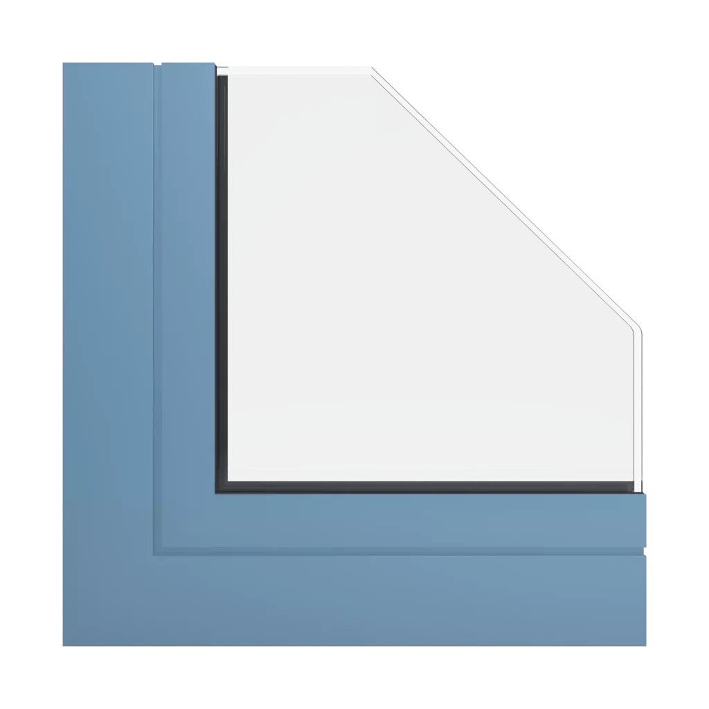 RAL 5024 Pastellblau fenster fensterprofile aluprof mb-skyline