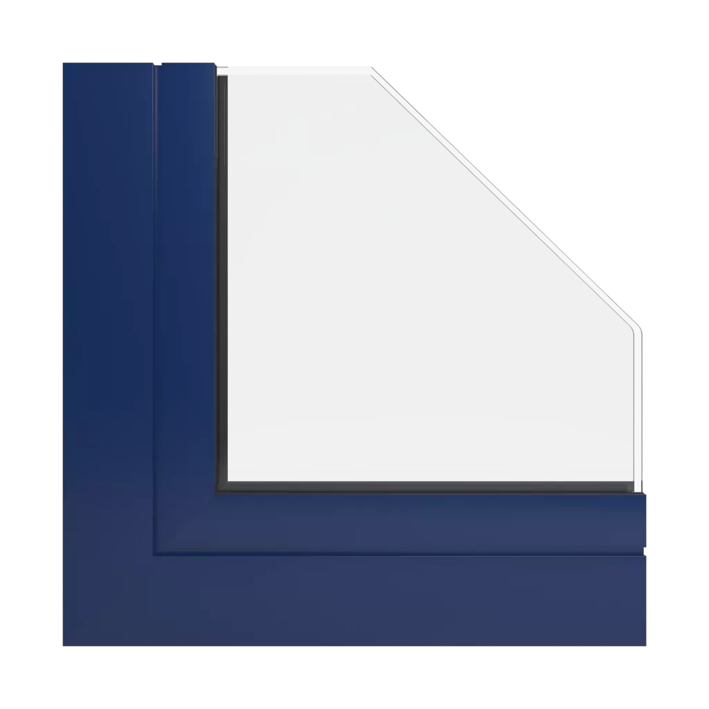 RAL 5026 Perlnachtblau fenster fensterprofile aliplast panorama