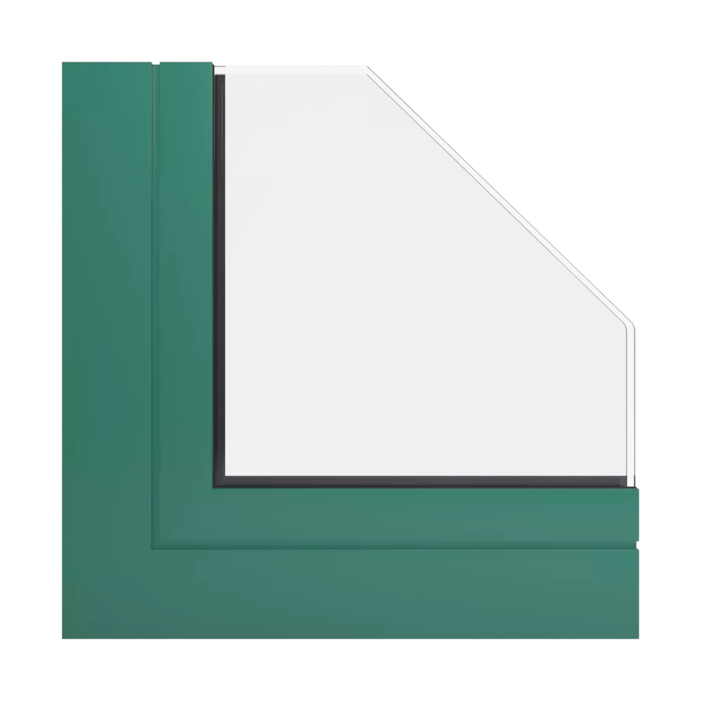 RAL 6000 Patinagrün produkte klappfenster    