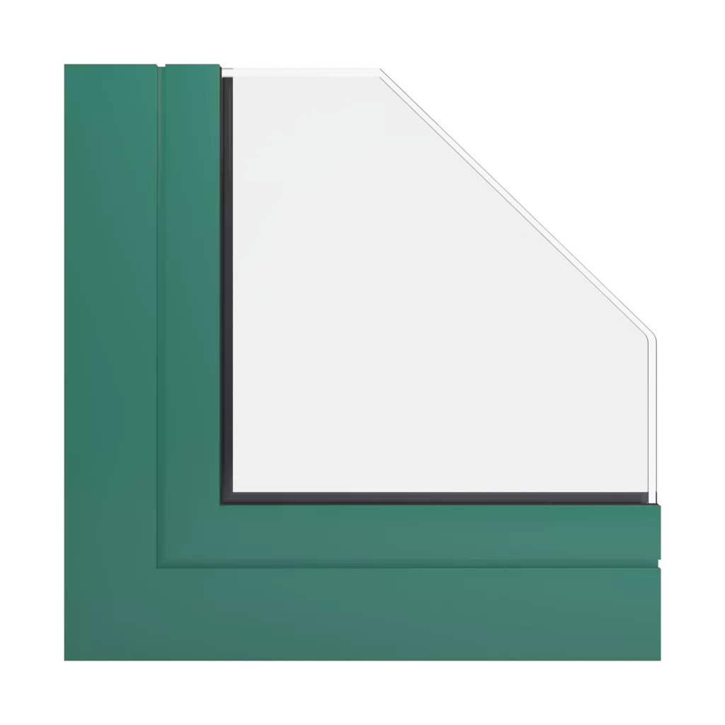 RAL 6000 Patinagrün fenster fensterprofile aliplast folie-plus