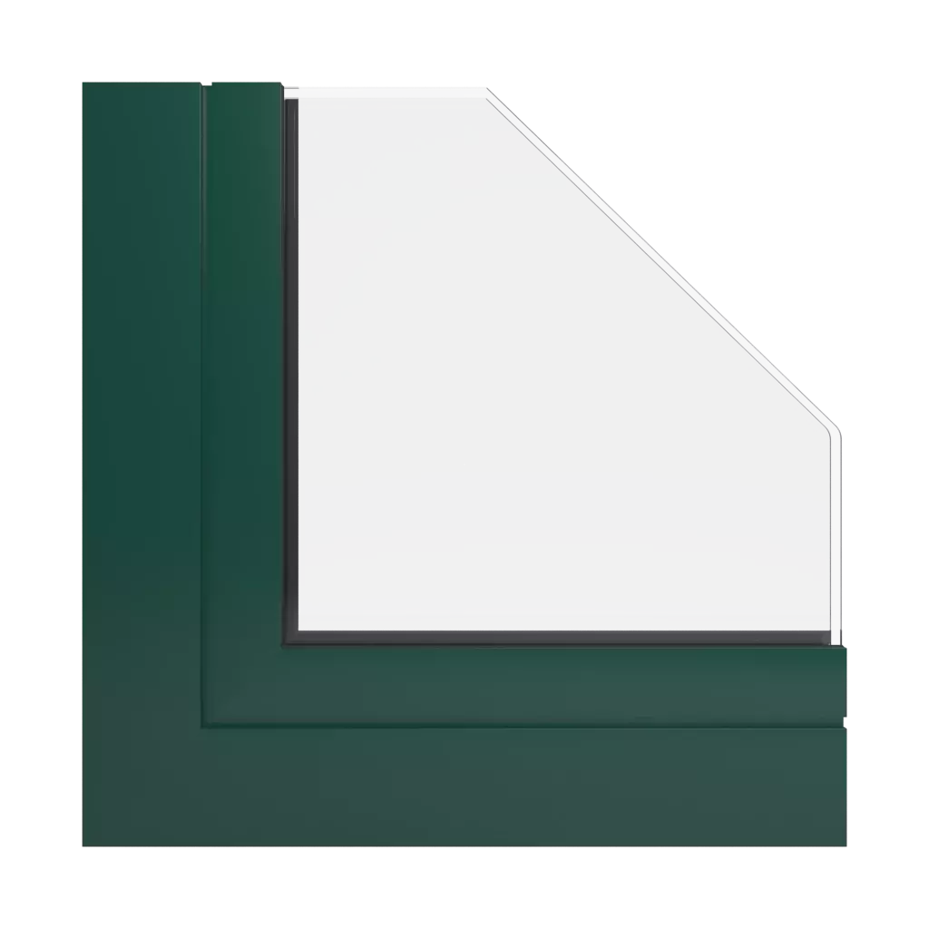 RAL 6005 Moosgrün fenster fensterprofile aluprof mb-skyline