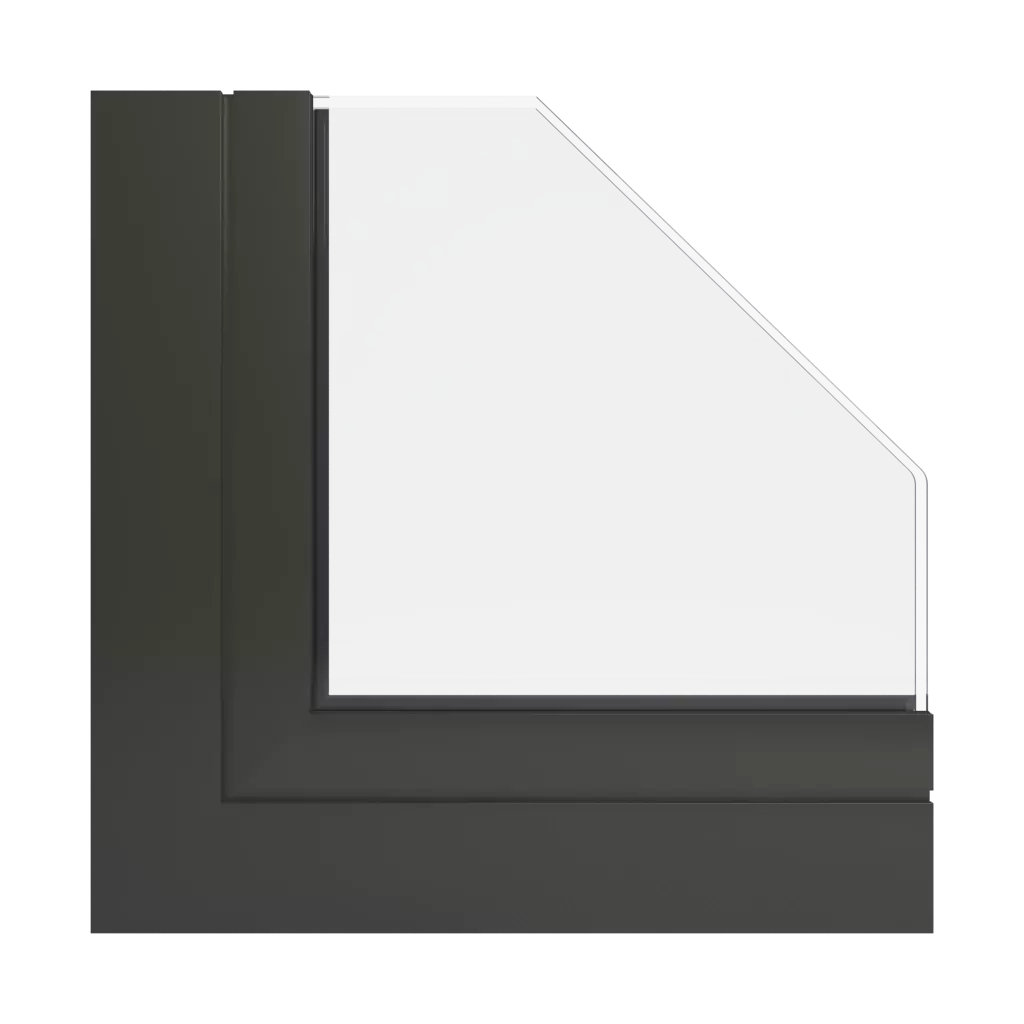 RAL 6008 Braungrün produkte aluminiumfenster    