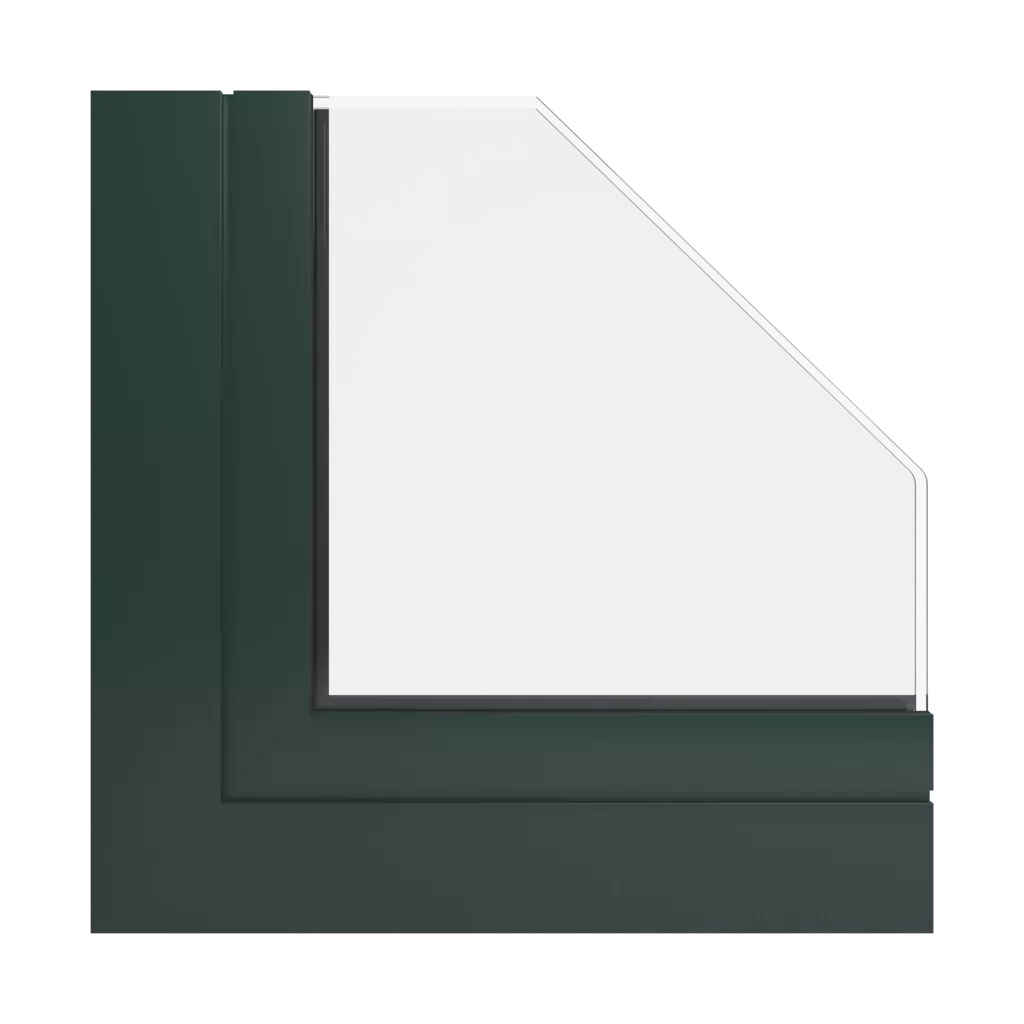 RAL 6009 Tannengrün fenster fensterprofile aliplast panorama