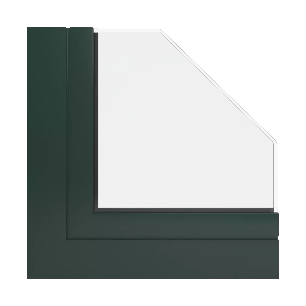 RAL 6009 Tannengrün fenster fensterprofile aluprof mb-77hs