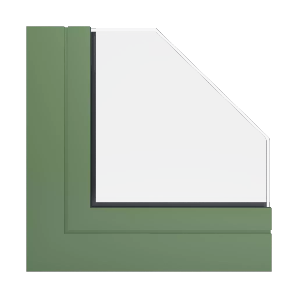 RAL 6011 Resedagrün fenster fensterprofile aliplast mc-glass