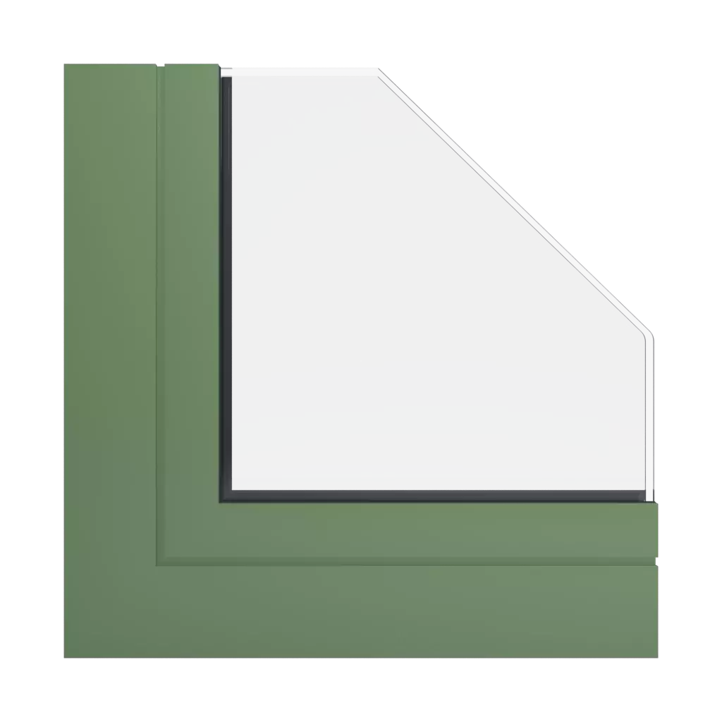 RAL 6011 Resedagrün fenster fensterprofile ponzio pe78n