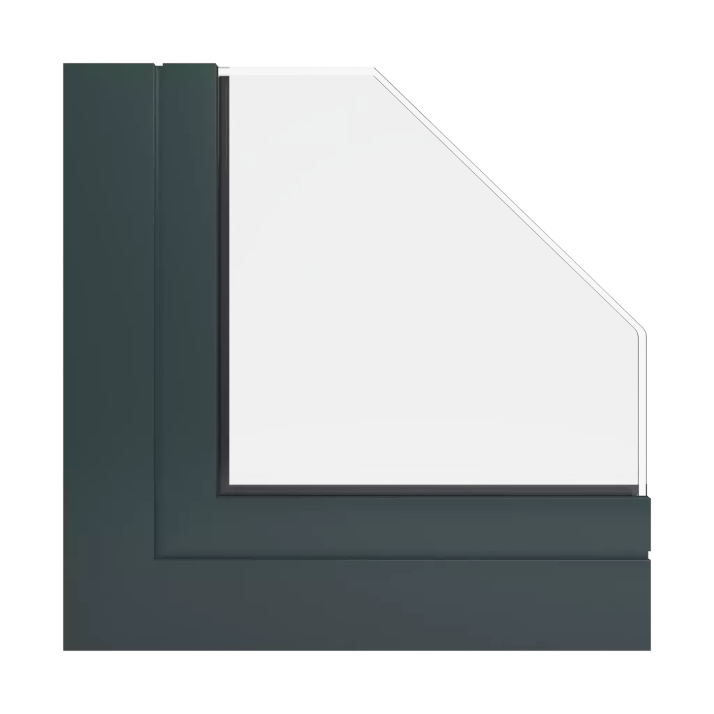 RAL 6012 Schwarzgrün fenster fensterfarbe ral-aluminium ral-6012-schwarzgruen