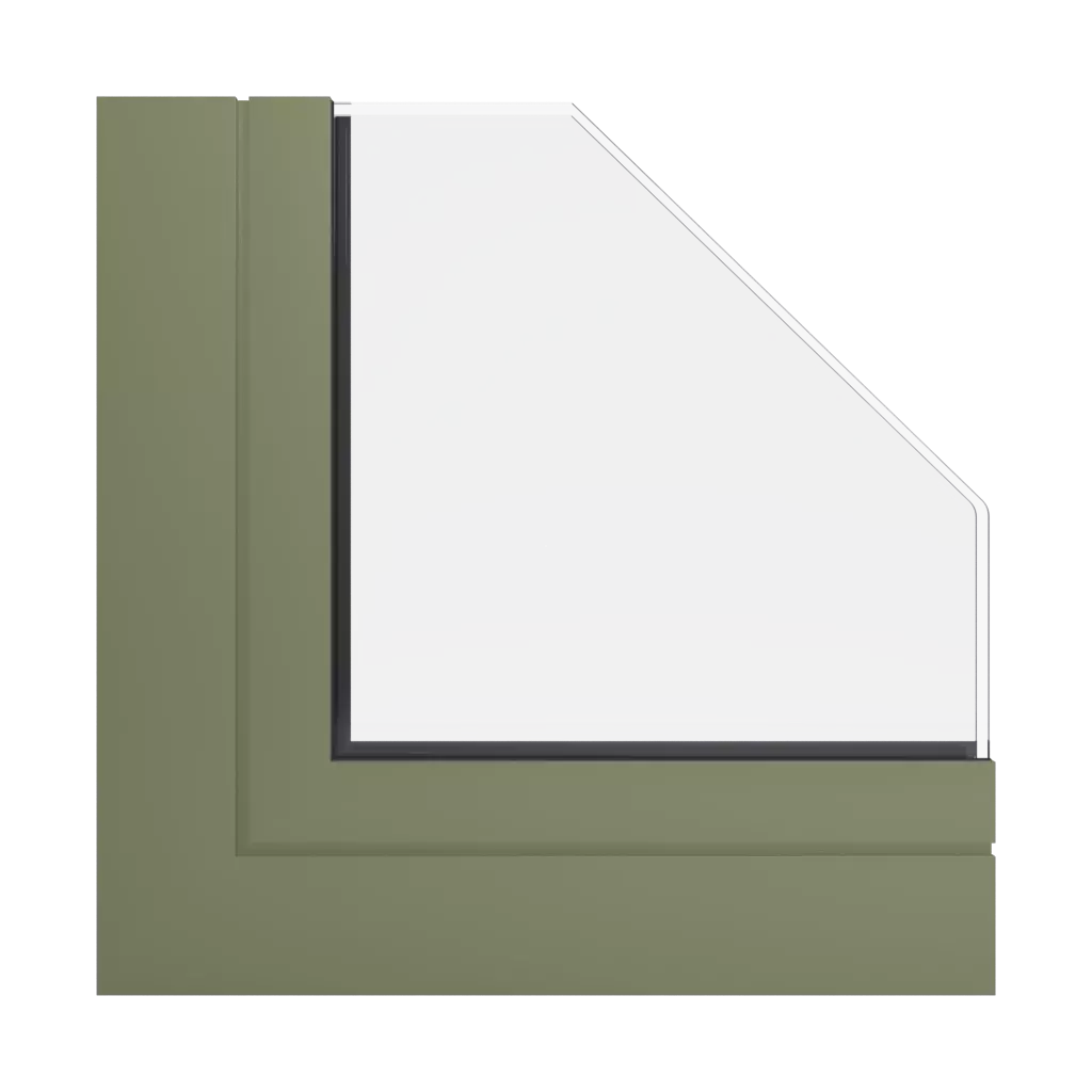 RAL 6013 Schilfgrün fenster fensterprofile aliplast panorama