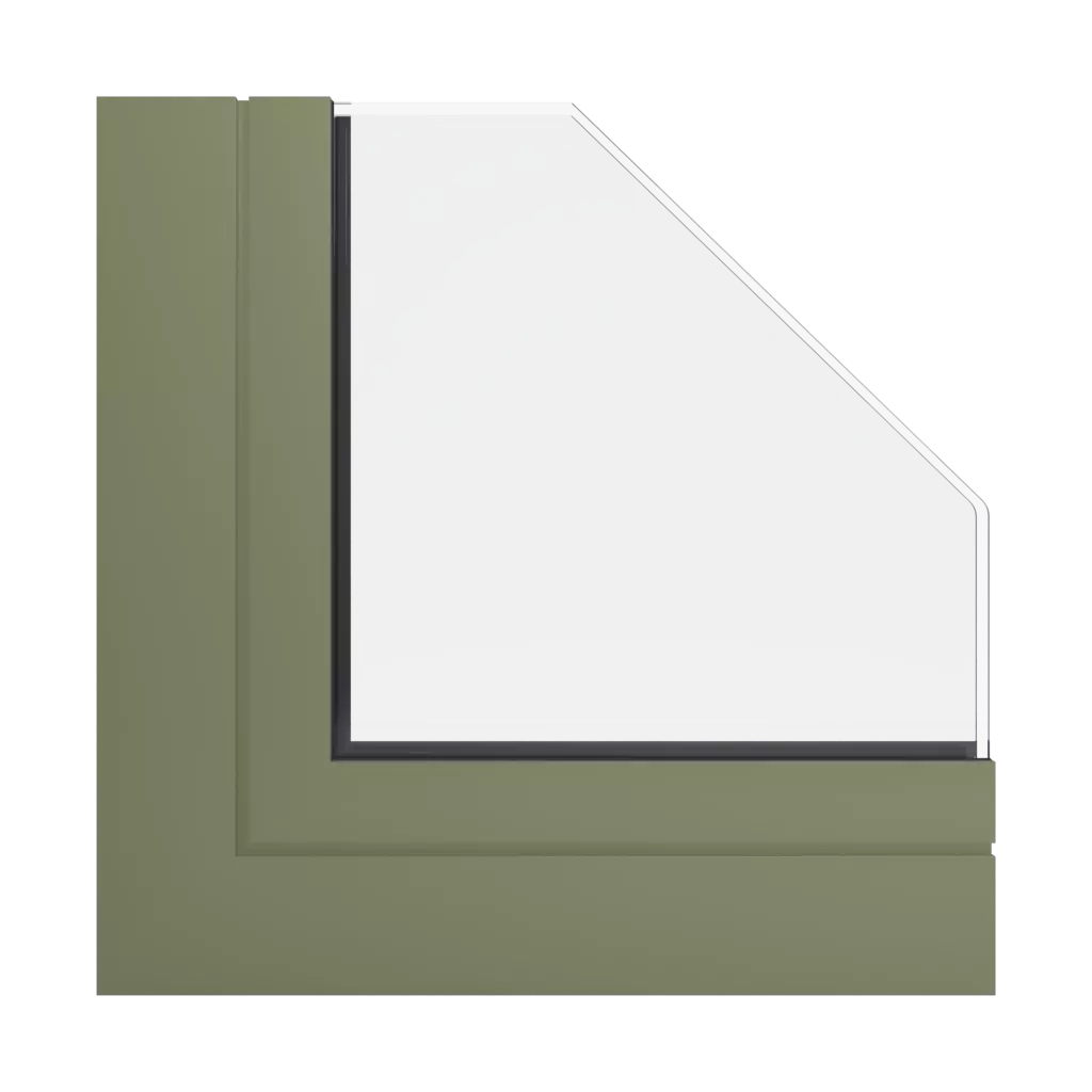 RAL 6013 Schilfgrün fenster fensterprofile aluprof mb-77hs