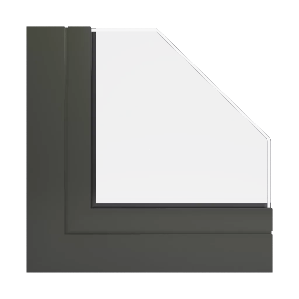 RAL 6014 Gelboliv fenster fensterprofile aliplast victoria-plus