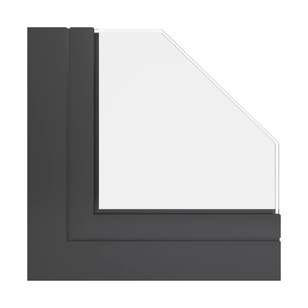 RAL 6015 Schwarzoliv fenster fensterprofile aliplast mc-glass