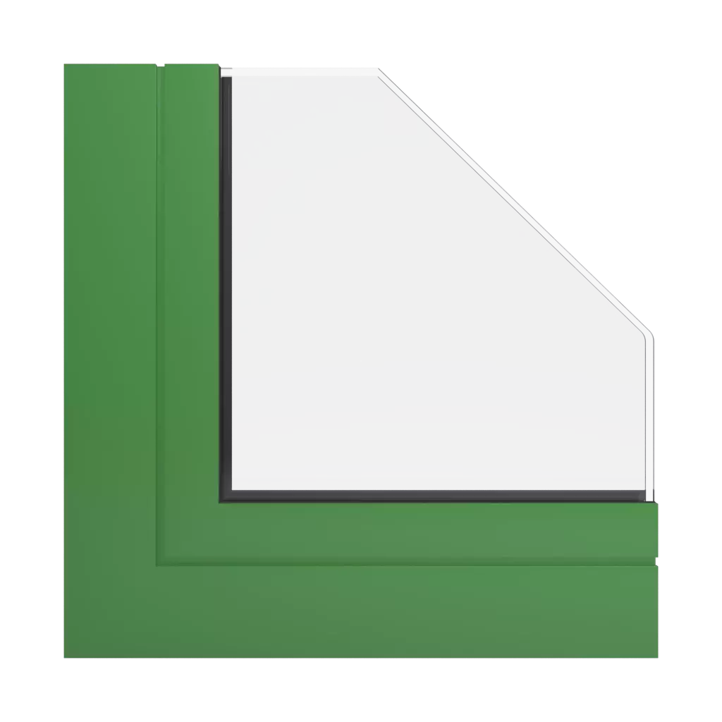 RAL 6017 Maigrün fenster fensterprofile aliplast mc-glass