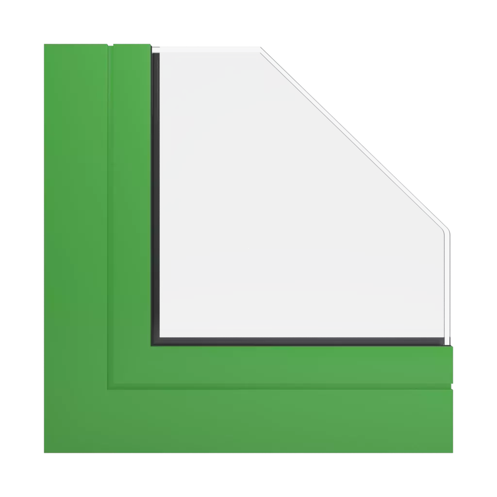 RAL 6018 Gelbgrün fenster fensterprofile aliplast mc-glass