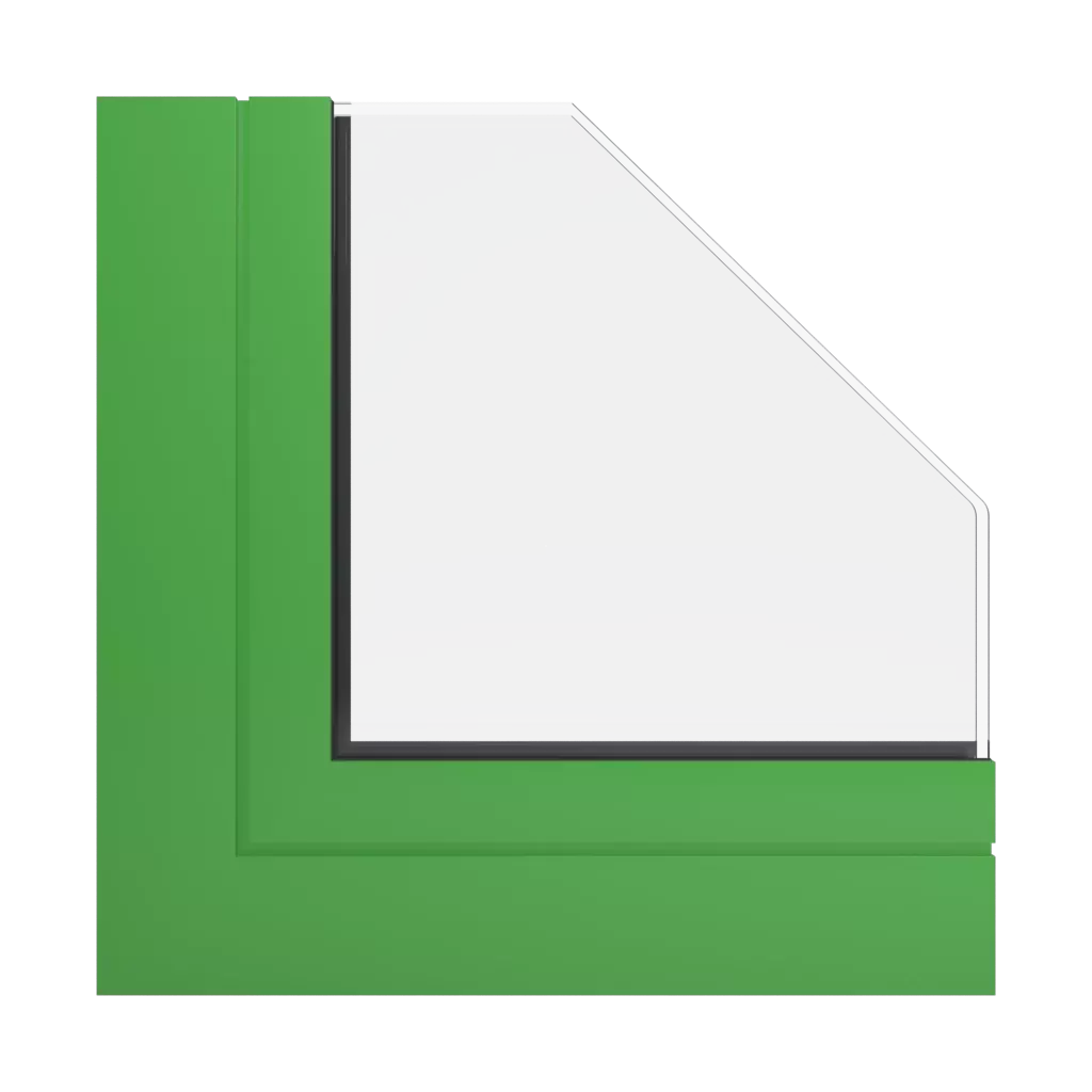 RAL 6018 Gelbgrün fenster fensterprofile aliplast aliver-2000