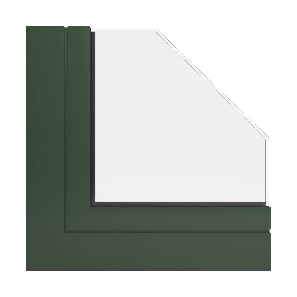 RAL 6020 Chromoxidgrün fenster fensterprofile aliplast panorama