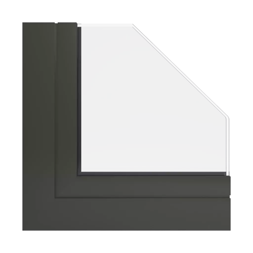 RAL 6022 Braunoliv fenster fensterprofile aliplast panorama
