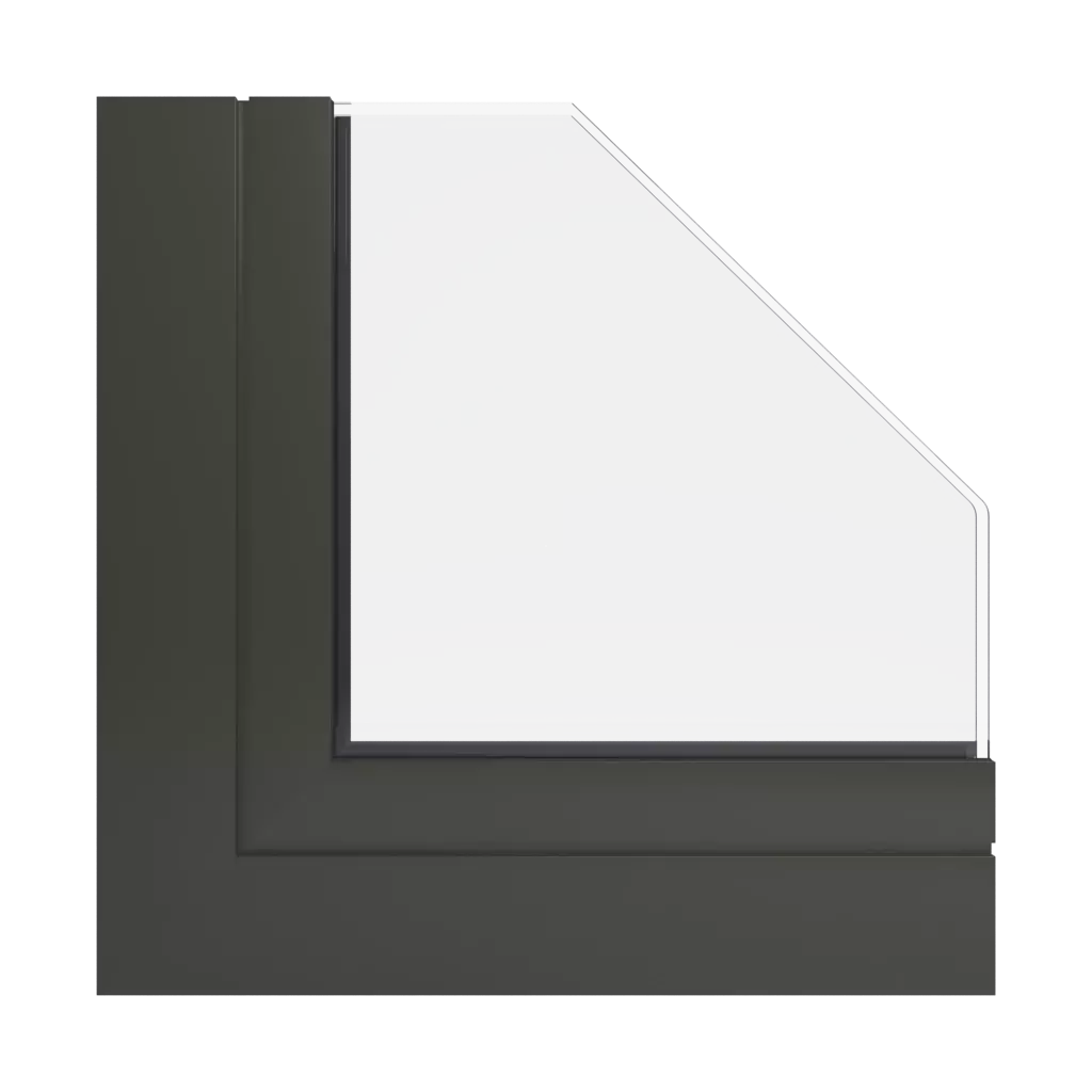 RAL 6022 Braunoliv fenster fensterprofile aliplast mc-wand