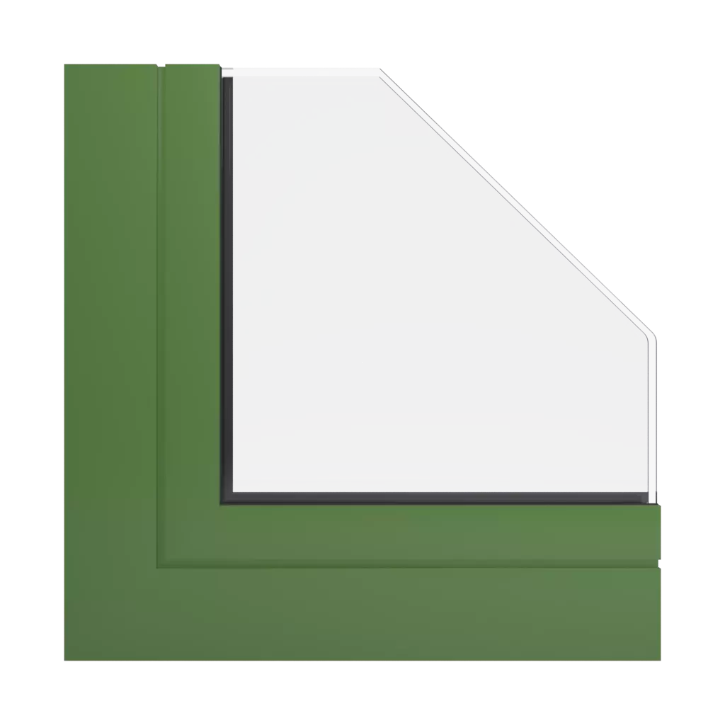 RAL 6025 Farngrün fenster fensterprofile aluprof mb-77hs