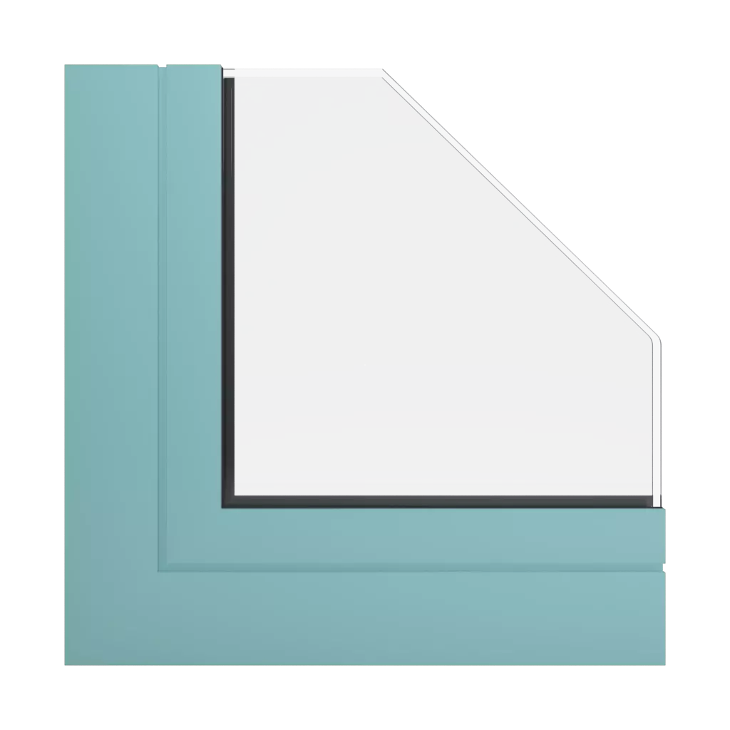 RAL 6027 Lichtgrün fenster fensterprofile aliplast panorama