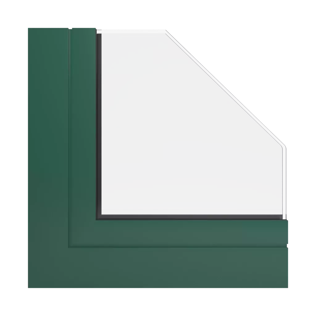RAL 6028 Kieferngrün produkte fassadenfenster    