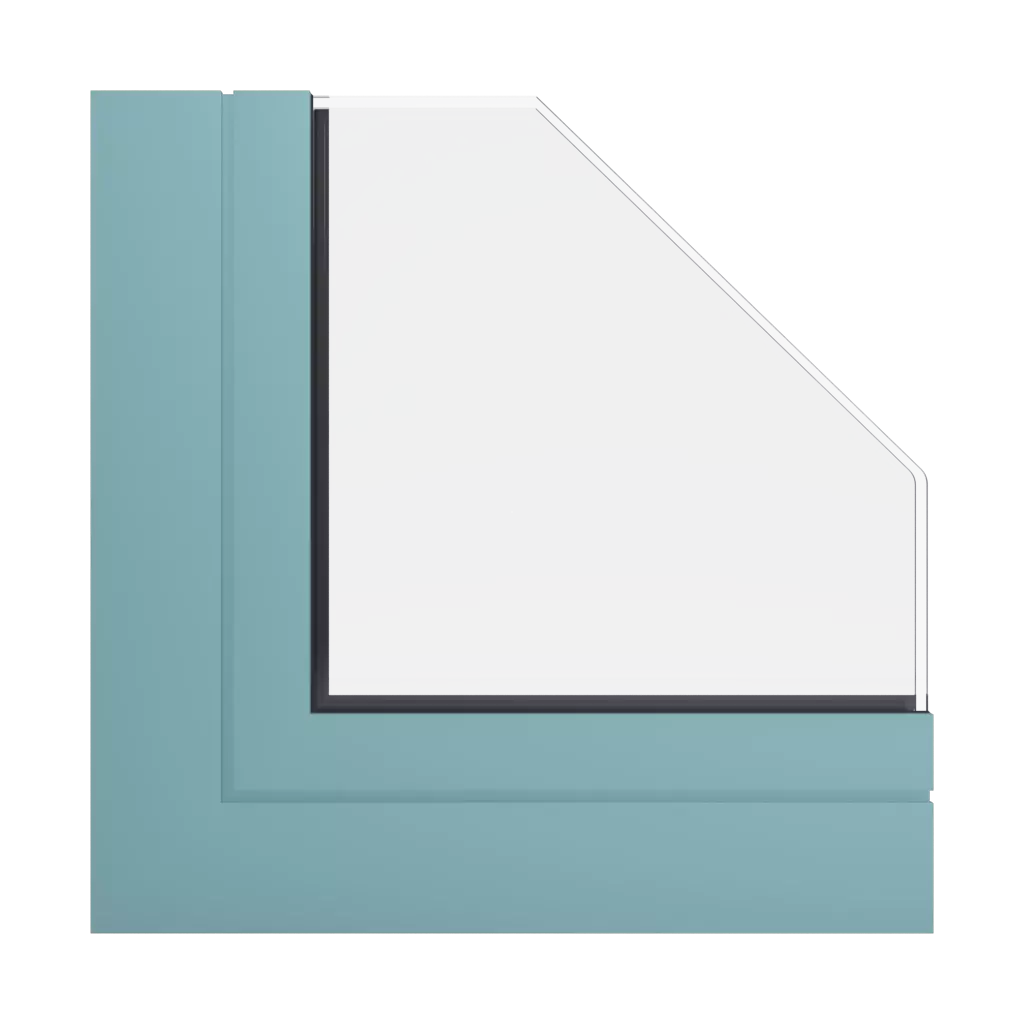 RAL 6034 Pastelltürkis fenster fensterprofile ponzio pe96