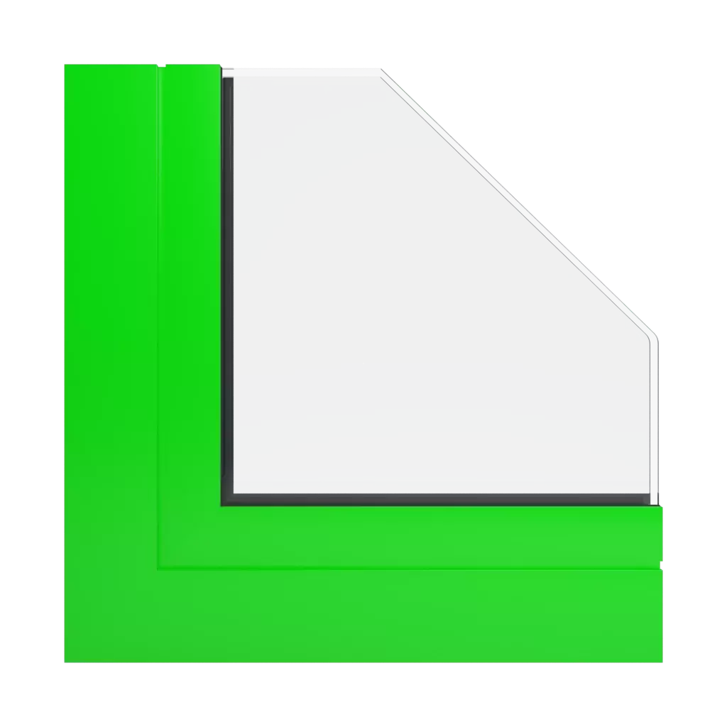 RAL 6038 Leuchtgrün fenster fensterprofile aluprof mb-79n