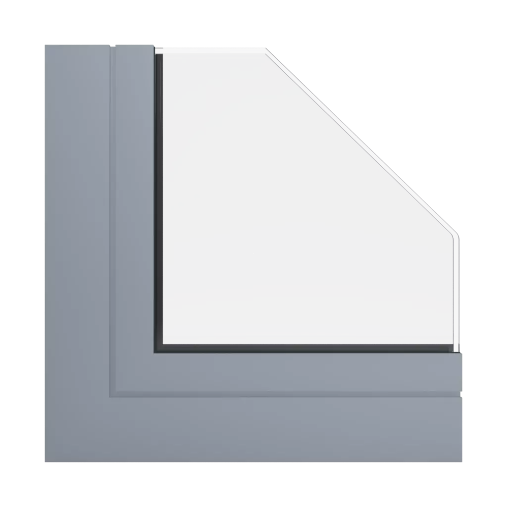 RAL 7001 Silbergrau fenster fensterprofile aliplast panorama