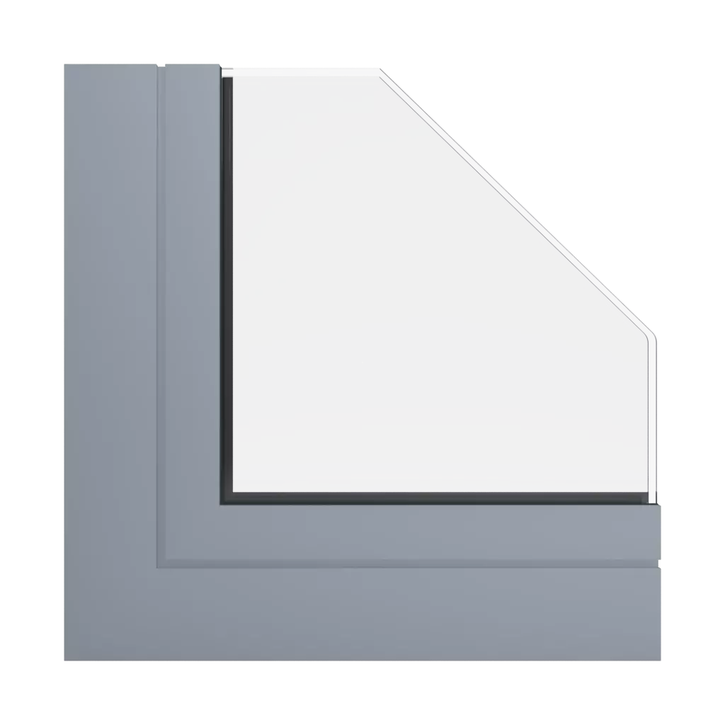 RAL 7001 Silbergrau fenster fensterfarbe farben cdm-aluminium-holz-kiefernfarben