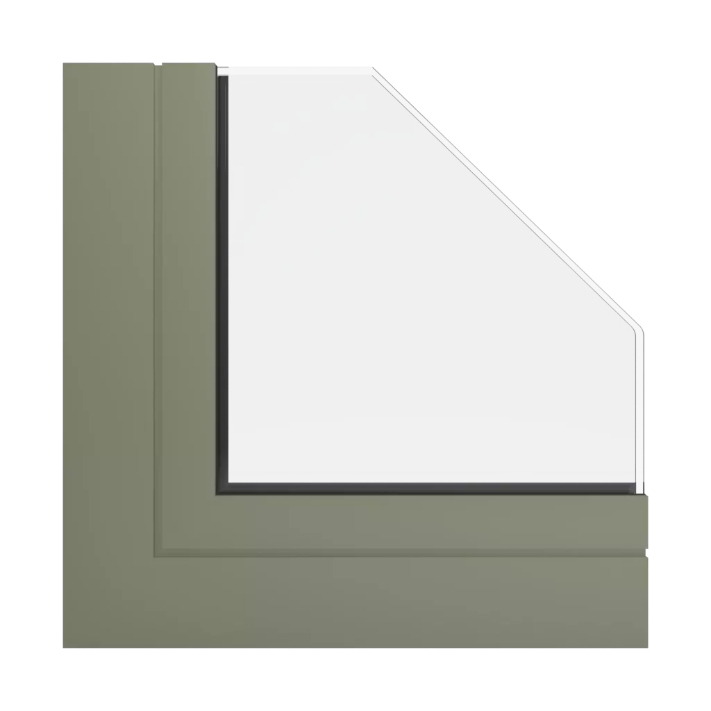 RAL 7002 Olivgrau fenster fensterfarbe farben cdm-aluminium-holz-kiefernfarben