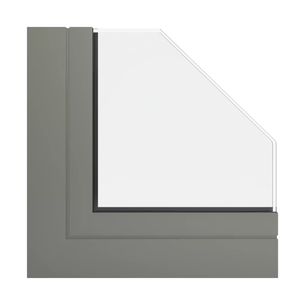 RAL 7003 Moosgrau produkte aluminiumfenster    