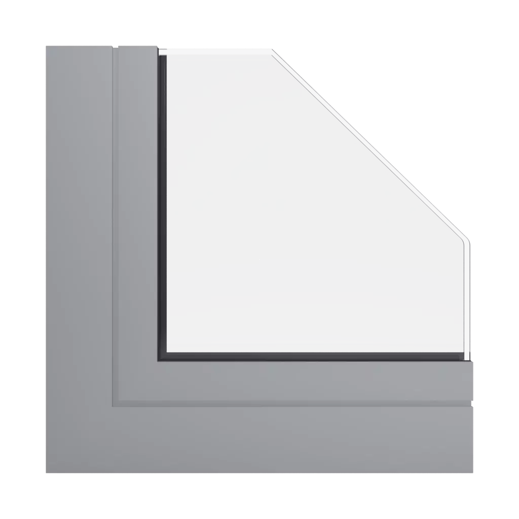 RAL 7004 Signalgrau fenster fensterprofile aliplast panorama