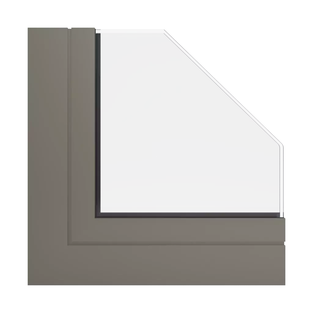 RAL 7006 Beigegrau produkte aluminiumfenster    